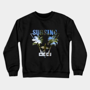 Surfing Miami Crewneck Sweatshirt